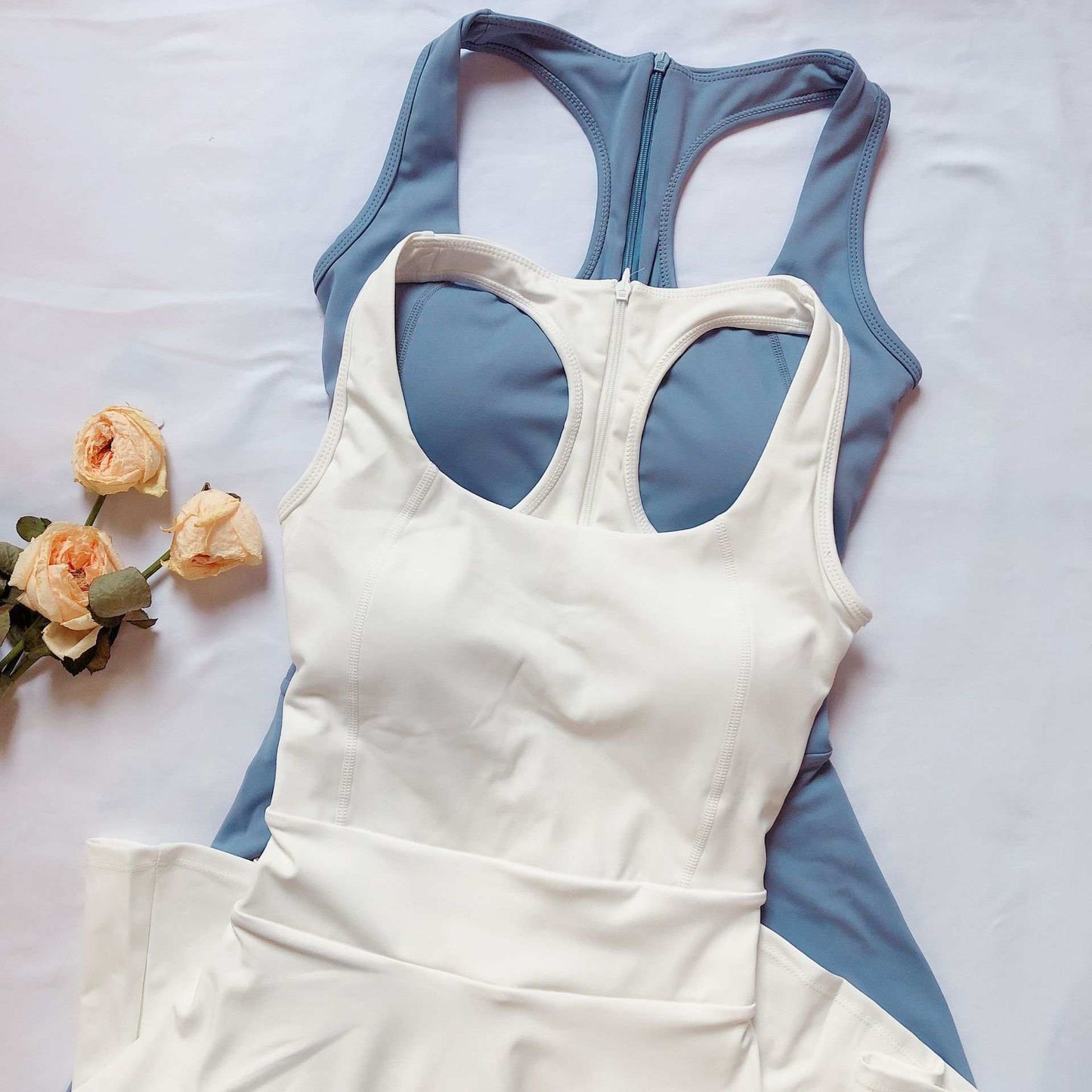 Zip racerback dress