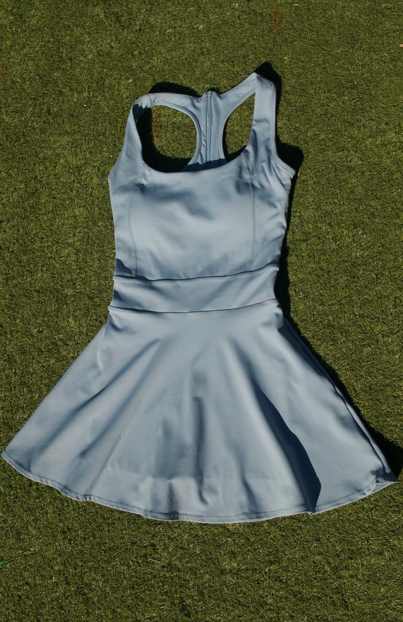 Zip racerback dress