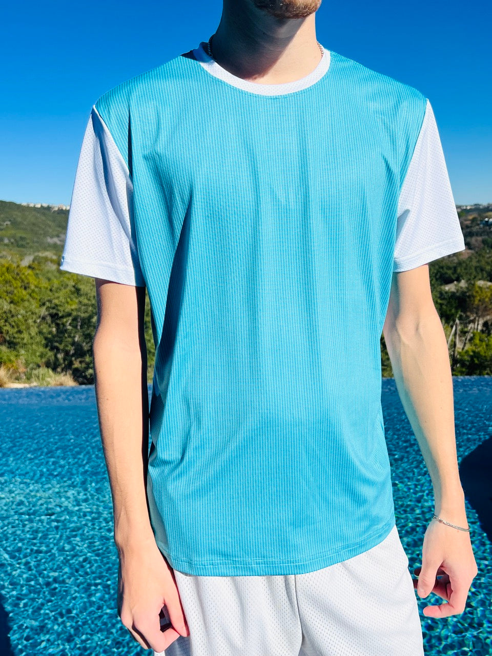Pickleball Court Print Sports Shirt