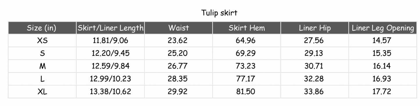 Tulip skirt