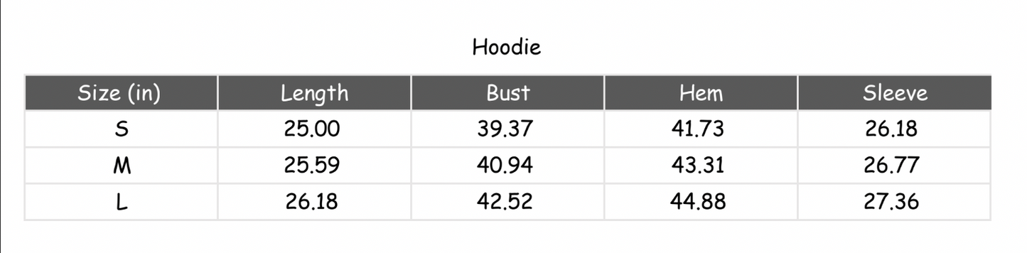 Pull over hoodie