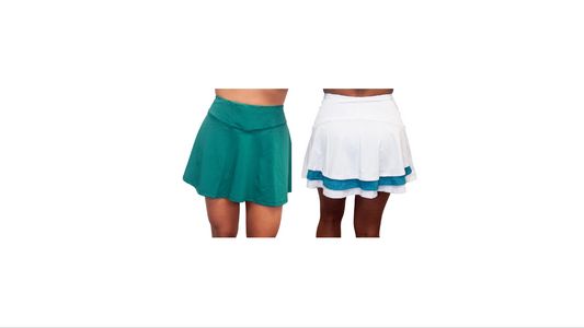 Triple tier ruffle skirt
