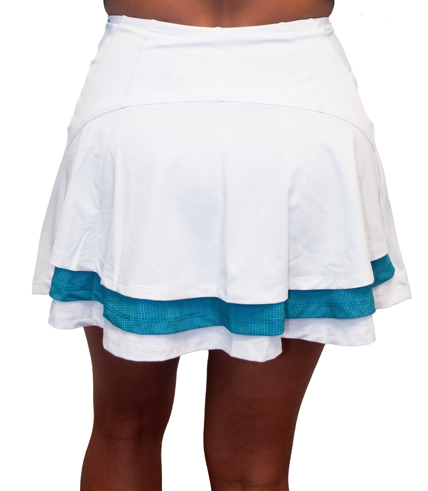 Triple tier ruffle skirt