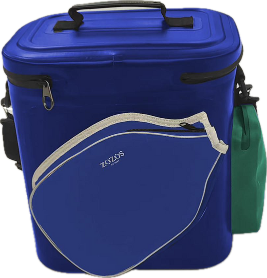 Blue hardbody personalized pickleball cooler 30 can capacity