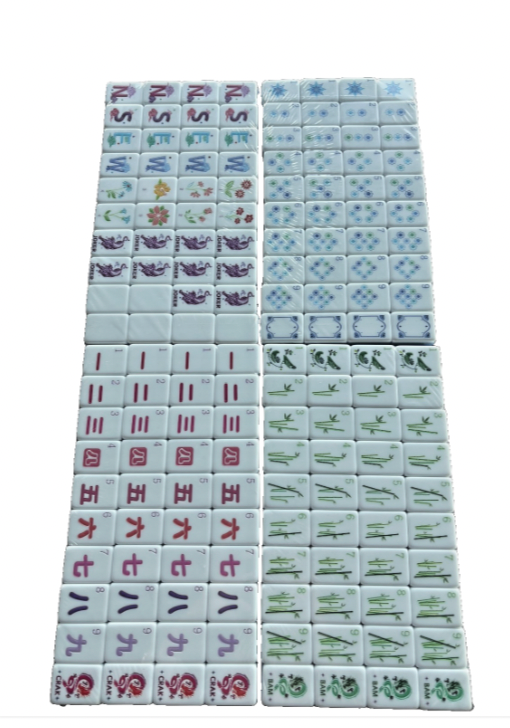 BLUE MOON American Mahjong Tiles – Premium Acrylic Replacement Tile Set (Standard Size)